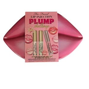TOO FACED LIP INJECTION PLUMP CHALLENGE SET NEW IN BOX